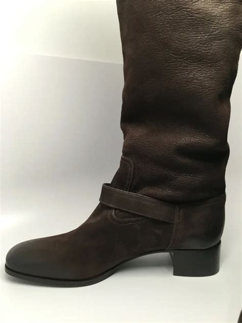 Prada Capra Antic 1 Womens Leather Fashion Ankle Boots